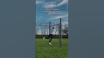 Easy Calisthenics skills YOU can learn🔥 #streetworkout #freestyle
