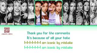 LE SSERAFIM, illit, katseye i'm iconic by mistake (lyrics) 