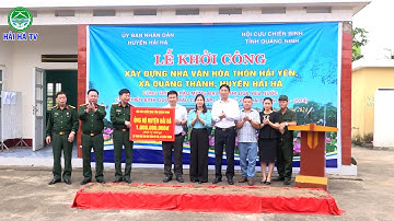 Hội CCB tỉnh hỗ trợ 01 tỷ đồng xây dựng nhà văn hóa cộng đồng