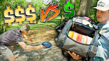 Really Expensive VS Dirt Cheap Disc Golf Bag Challenge!