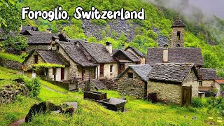 Foroglio, Switzerland 4K  The hidden gem in the heart of Switzerland  A real Fairytale village