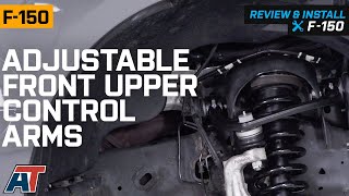 20042022 F150 Adjustable Front Upper Control Arms Review & Install