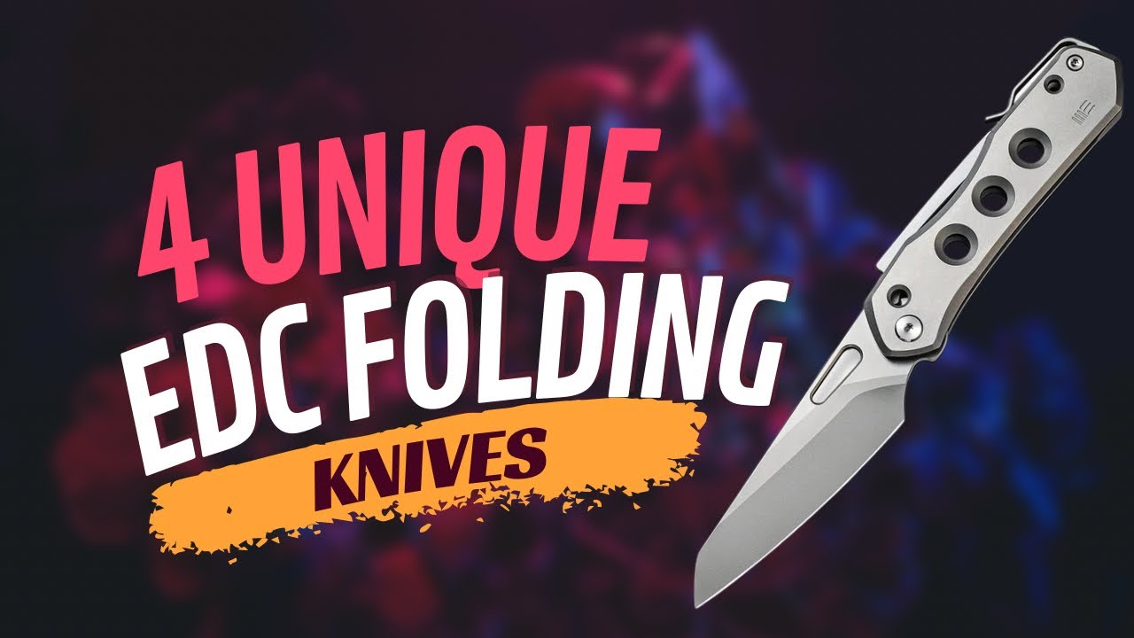 UNIQUE EDC FOLDING KNIVES YouTube