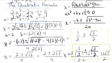 The Quadratic Formula Practice 5 - Visualizing Algebra