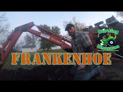 FrankenHoe - DitchWich Back Hoe Modified for Tractor 3 Point - Rebuilding Cylinders