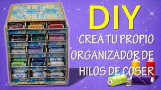 ✓Tutorial:Organizador para los hilos de coser 🧵 #costuracreativa 