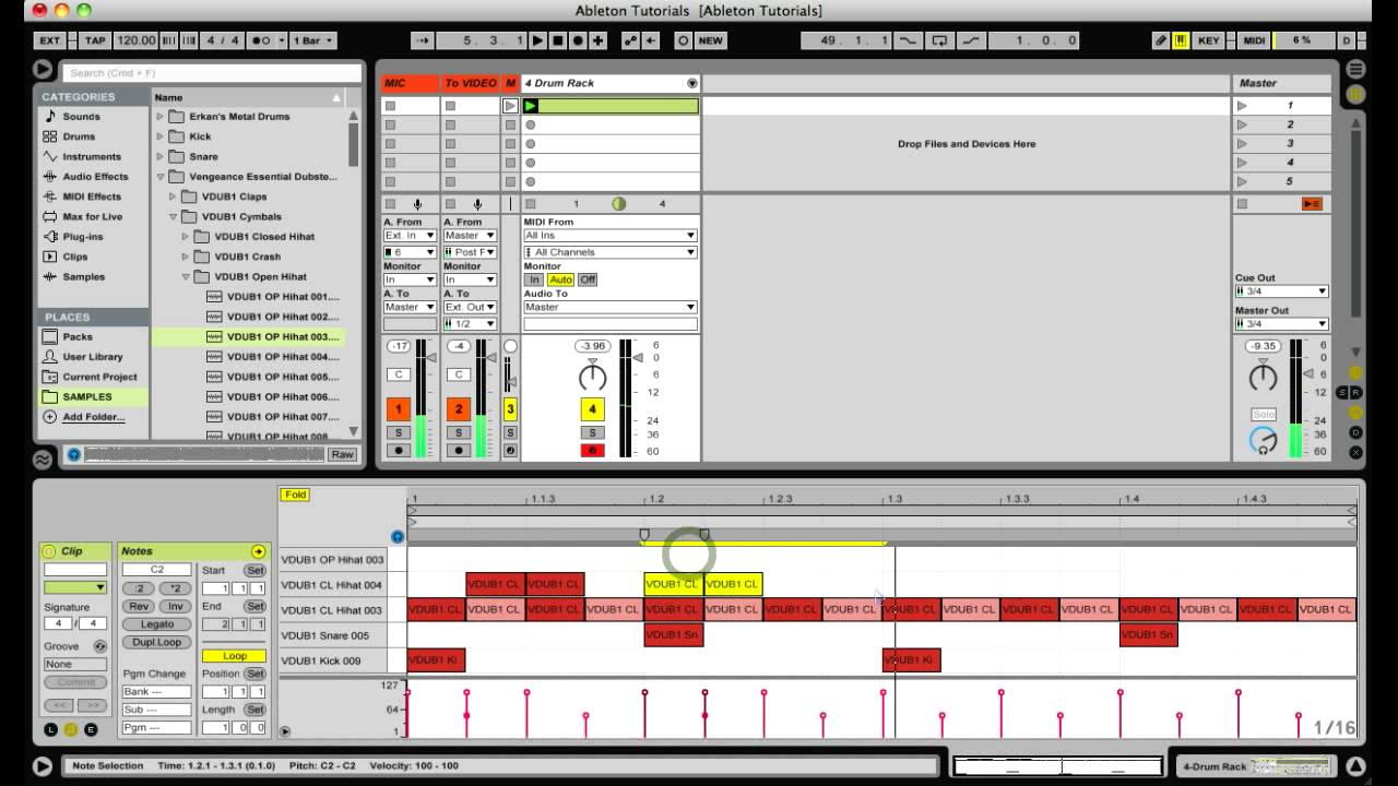 Ableton Drum Rack YouTube