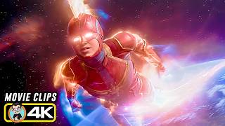 Captain Marvel Goes FULL POWER | Best Scenes 🔥4K