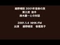 『細野晴臣 2001年音楽の旅 』    第三夜 後半    鈴木慶一とのトーク 2001.1.4 NHK-FM