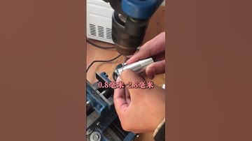 Integral hole deburring tool #machine #cncmill #factory