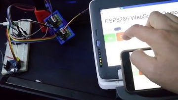 ESP8266 websocket led control with bootstrap ui