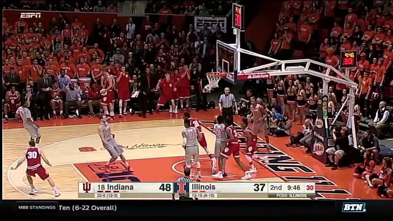 Indiana at Illinois Men's Basketball Highlights YouTube