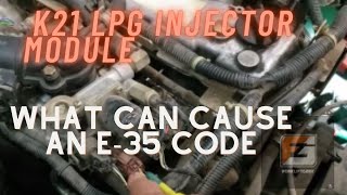 What can cause an E35 Code (k21 engine)