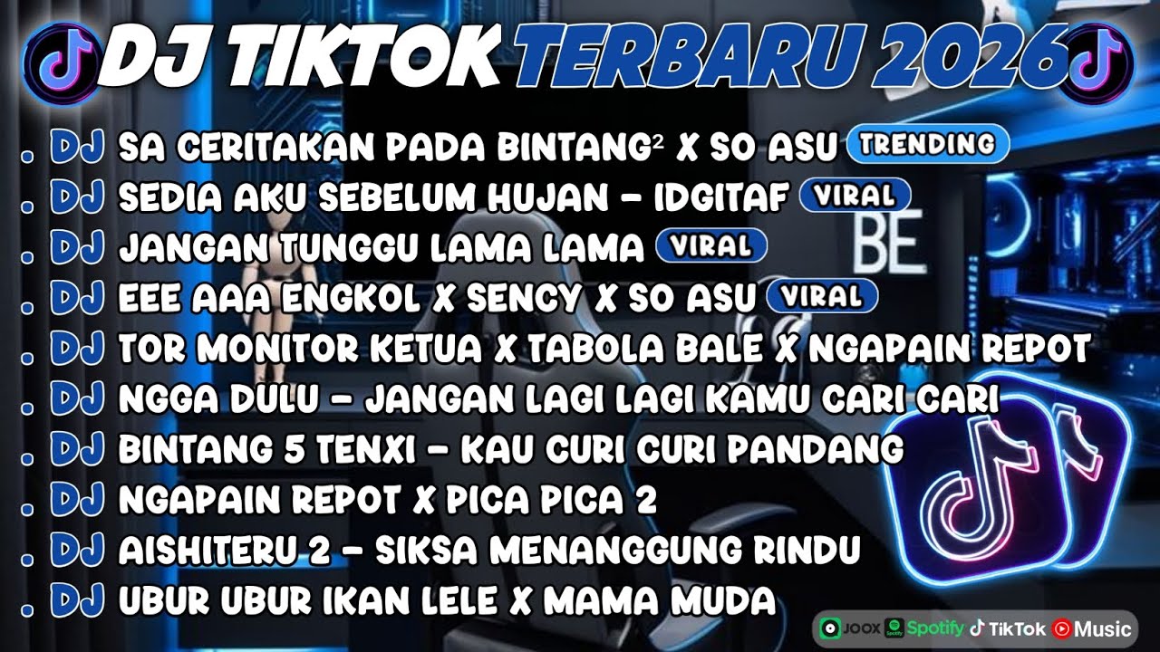 DJ TIKTOK TERBARU 2026🎵DJ SA CERITAKAN PADA BINTANG² X SO ASU🎵DJ SEDIA AKU SEBELUM HUJAN - IDGITAF