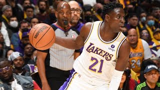 DARREN COLLISON FIRST POINTS AS A LAKER I 2 PTS 2 REBS 1 AST I LAKERS VS ROCKETS