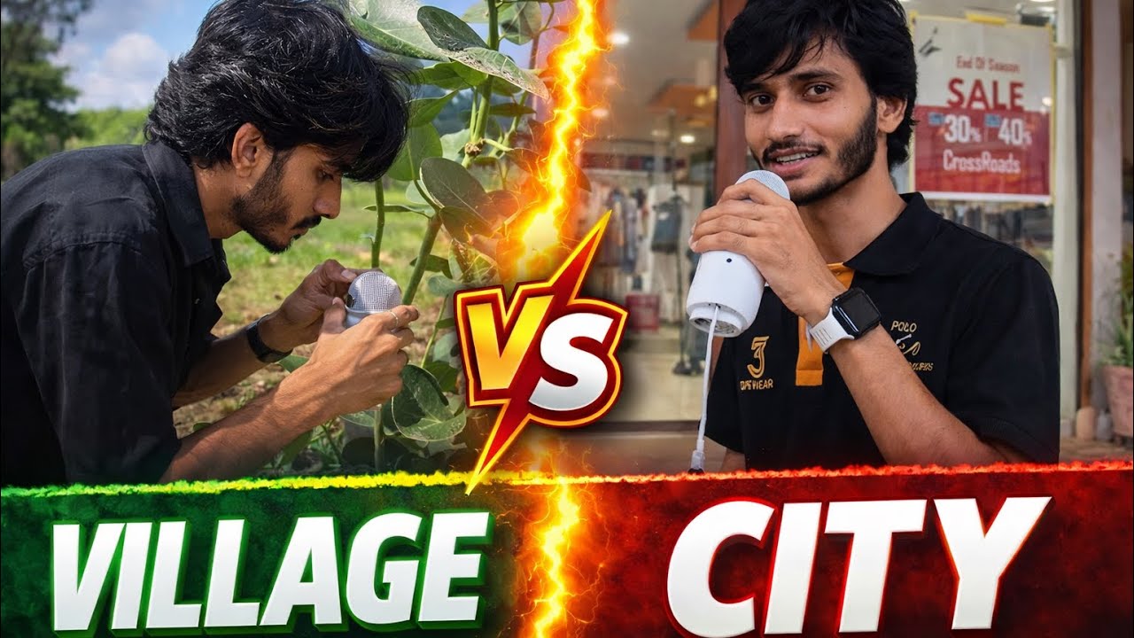 ASMR My City vs My Village | Natural & Urban Triggers