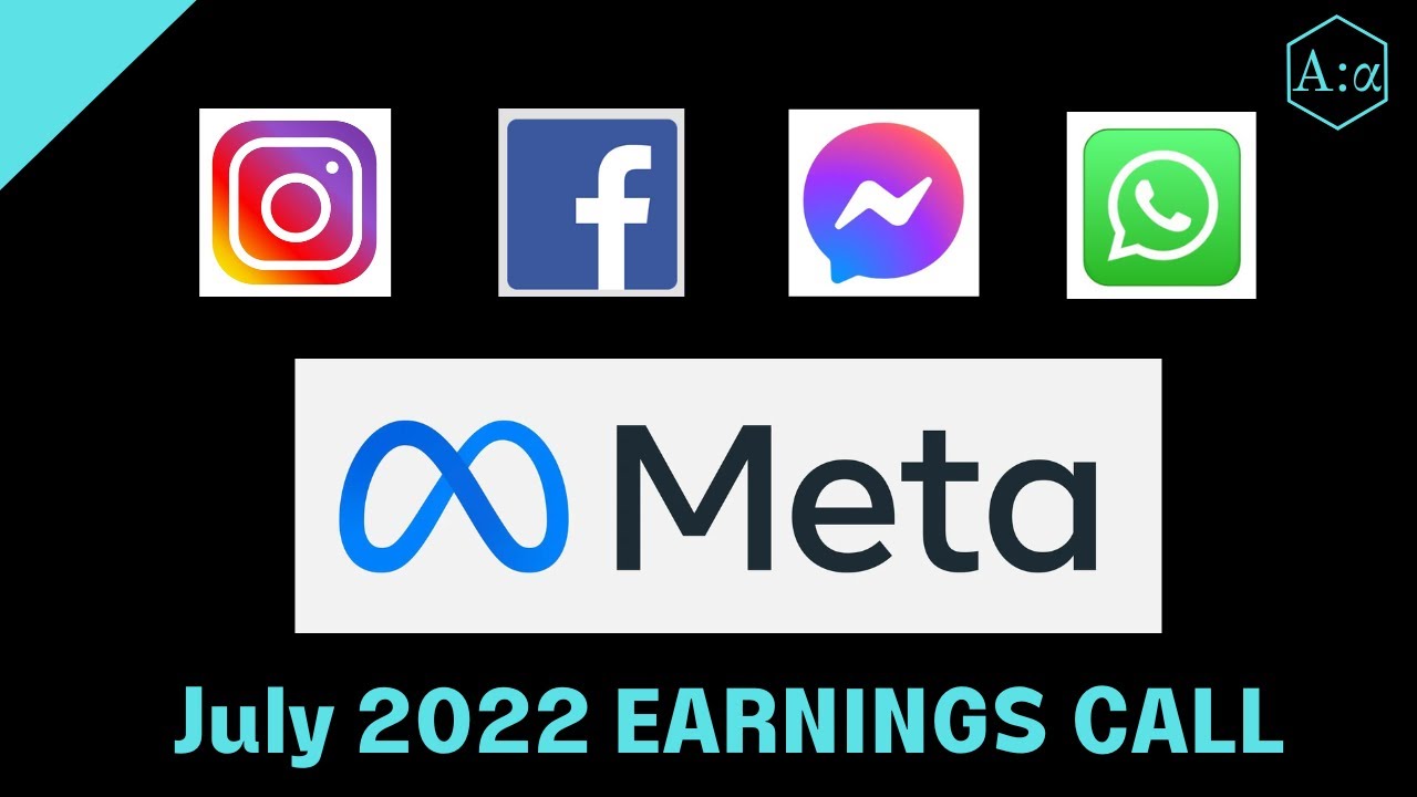 Meta (Facebook) Earnings Q2 2022 YouTube