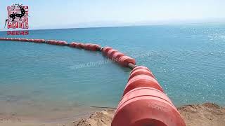 HDPE pipe floaters for dredging
