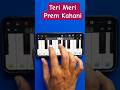 Teri Meri Song Piano Tutorial #shorts #music #bollywood