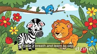 The Lion’s Gentle Roar 🦁 | Kids Animal Song | Nursery Rhyme for Emotional Regulation screenshot 5