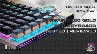 Unboxing & Review  Corsair K100 Gold RGB Mechanical Gaming Keyboard – Unmatched Speed & Precision screenshot 4