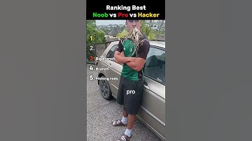 Ranking Best Noob vs Pro vs Hacker😂 #funny #shorts