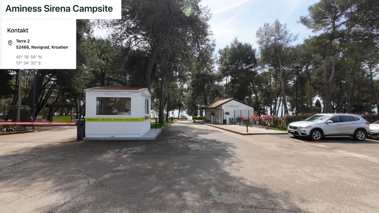 Kroatien Novigrad Aminess Sirena Campsite. Wir stellen den Campingplatz vor .