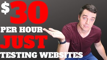 How to Make $30/hr to JUST TEST and REVIEW WEBSITES (UserTesting) | How to Make Money Online