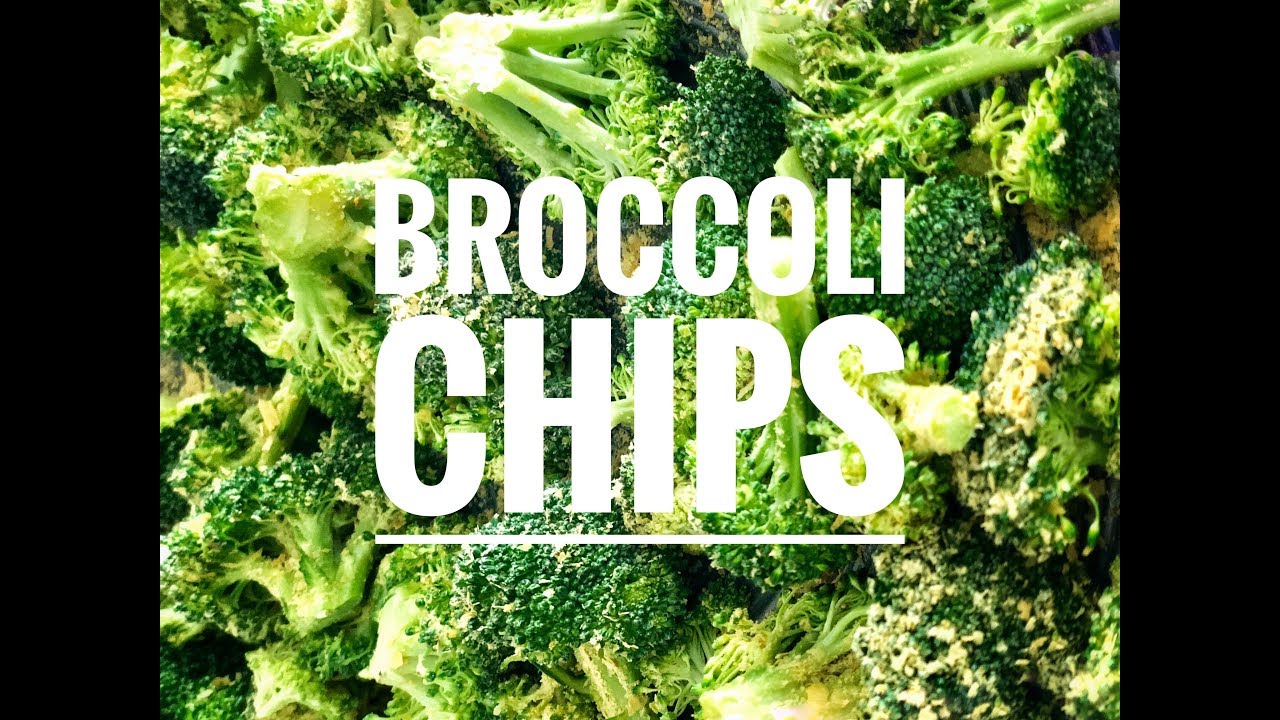 Healthy Easy Broccoli Chips recipe YouTube