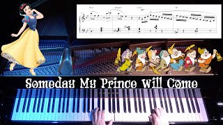 “‘Someday My Prince Will Come” - Advanced Jazz Piano Arrangement With Sheet Music by Jacob Koller chords