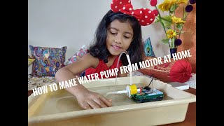 How To Make Water Pump From Motor At Home Cleantech