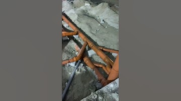 Underground Piping System . #shortvideo #construction #mep #shorts