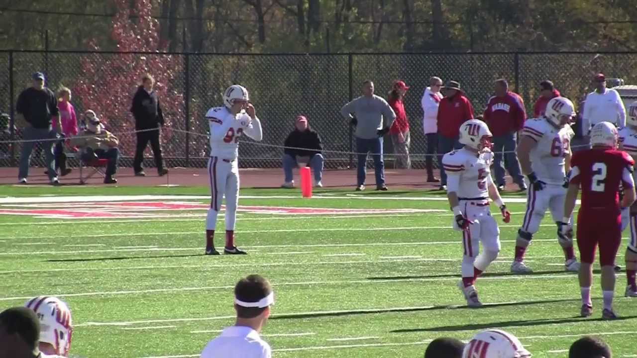 Wittenberg Football vs Wabash11/9/13Starting Punter Will Gingery 92