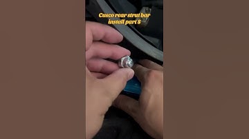 Cusco rear strut bar install on RSX part 8 #dc5 #rsx #rsxtypes #cusco #rearstrutbar #howto