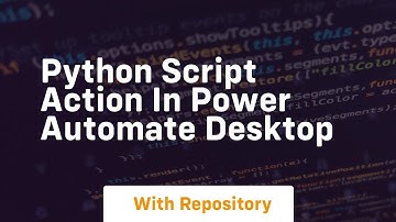 python script action in power automate desktop