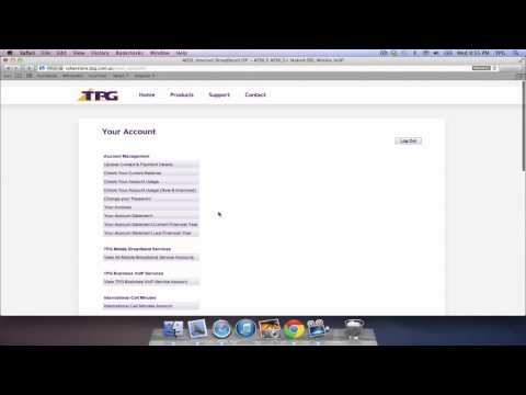 TPG Changing your Password