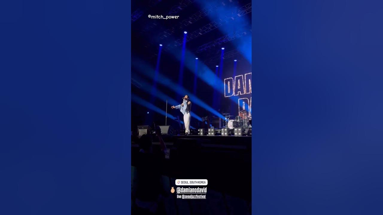 Damiano David "The First Time''Seoul Jazz Festival,Korea🇰🇷01/06/2025