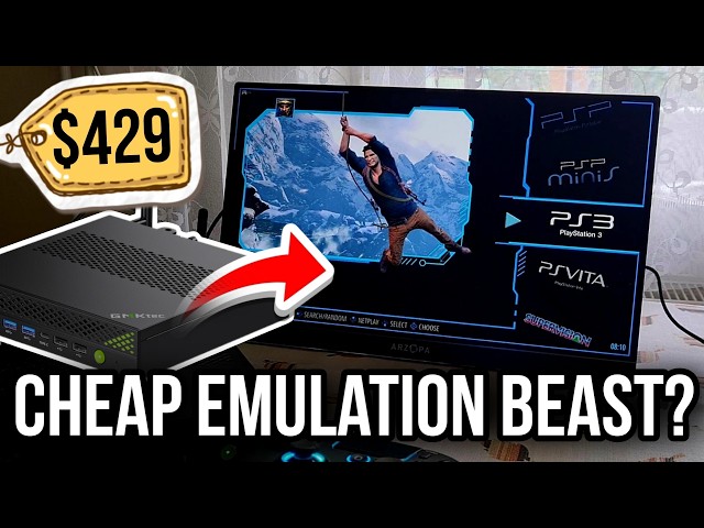プレステ3、WiiU2台、PC Is this $429 Mini PC an Emulation Beast ?! PS3, Switch, Wii U, PS2