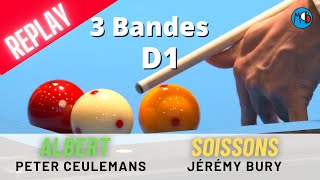 3 bandes D1- Albert (CEULEMANS) vs Soissons (BURY)