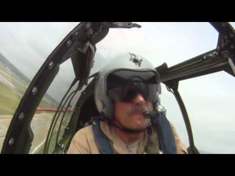 Onboard the Mustang
