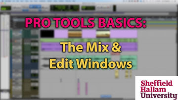 Pro Tools Basics 8: The Mix & Edit Window