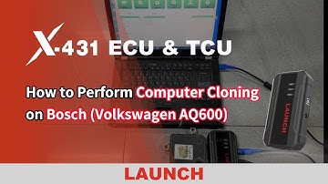 Computer Cloning Function for Bosch VW AQ600 Using Launch X-431 ECU & TCU Programmer