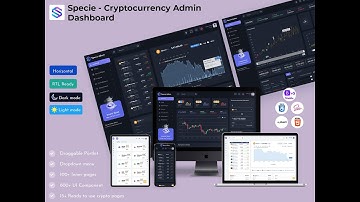 Specie Crypto Admin - Crypto Admin Dashboard With Cryptocurrency Dashboard