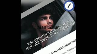 yor yonaman yana yonamanan sani hamadan qizgonaman