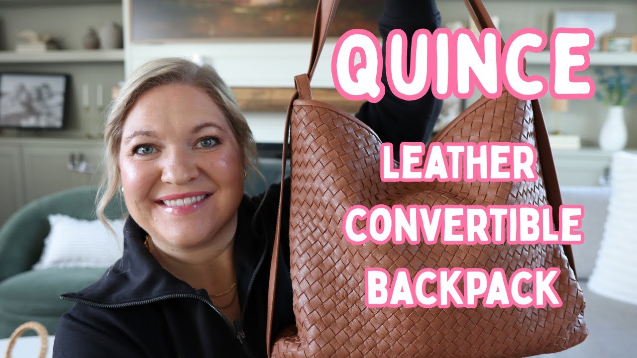 amerileather quince leather convertible backpack Urban Buckle Flap Backpack; Dark Brown One zippered interior pocket with a key ring Italian Leather Convertible Backpack in