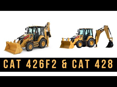 Новинки 2020 - Экскаватор-погрузчик CAT 426F2 и CAT 428 | Обзор и особенности моделей