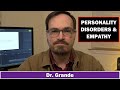 Empathy with all 10 personality disorders  cognitive vs affective empathy