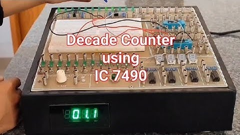 Decade Counter using IC 7490