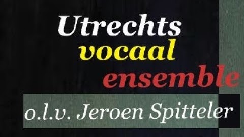 Cantilene - Jeroen Spitteler     Utrechts Vocaal Ensemble o.l.v. Jeroen Spitteler