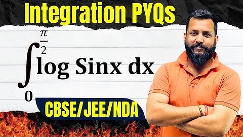 "Integration of log(sin(x)) dx from 0 to π/2 | Step-by-Step Solution" |BOARDS/JEE/NDA
